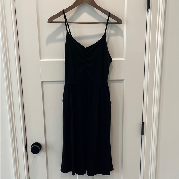 Yaython Casual Black Spaghetti Strap Dress - Picture 1 of 6